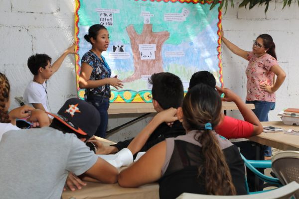 Children in classroom