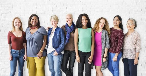 women standing together