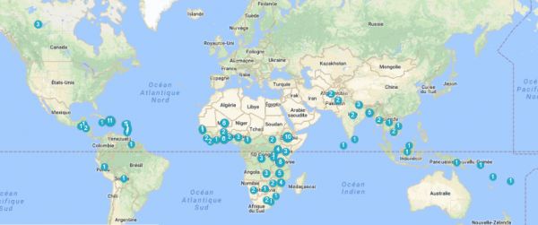 map of the world