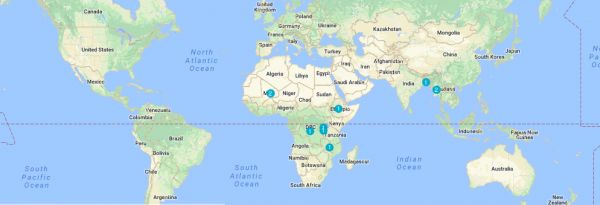 world map