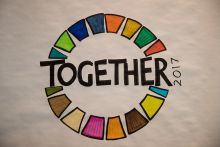 Together 2017 hand drawn logo