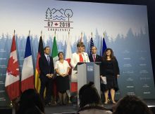 Women and Men on stage